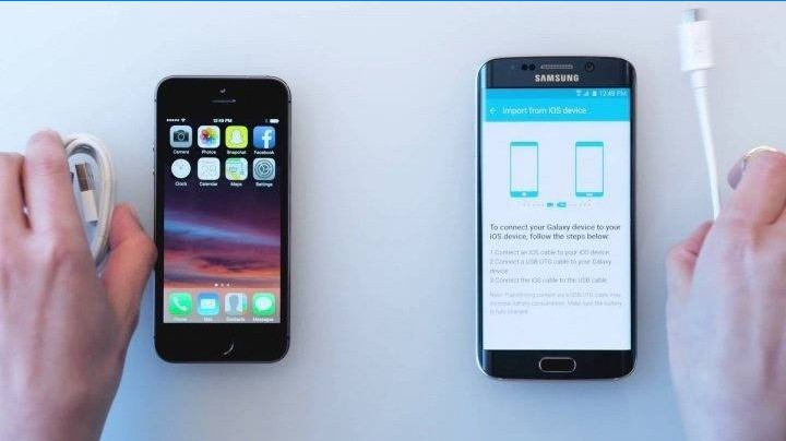 Apple iPhone i Samsung