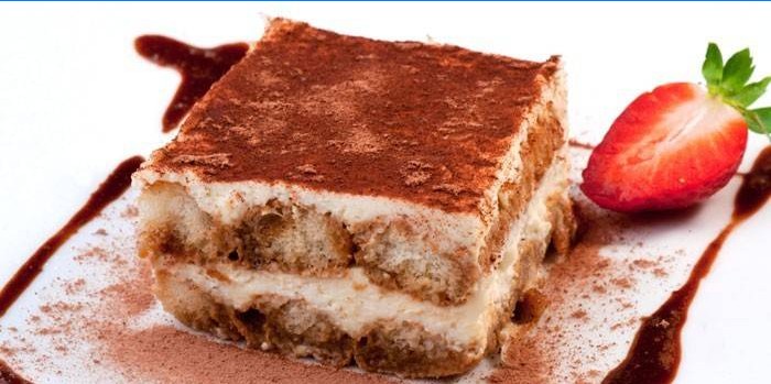 Wariacja ciasta tiramisu