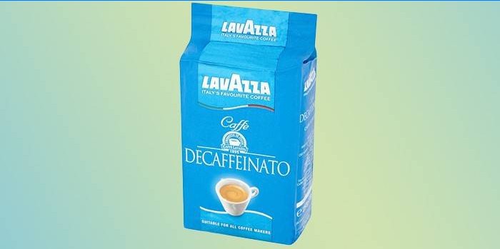 Opakowanie kawy bezkofeinowej Lavazza Caffe Decaffeinato