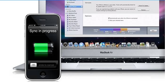 Synchronizuj iPhone'a z laptopem