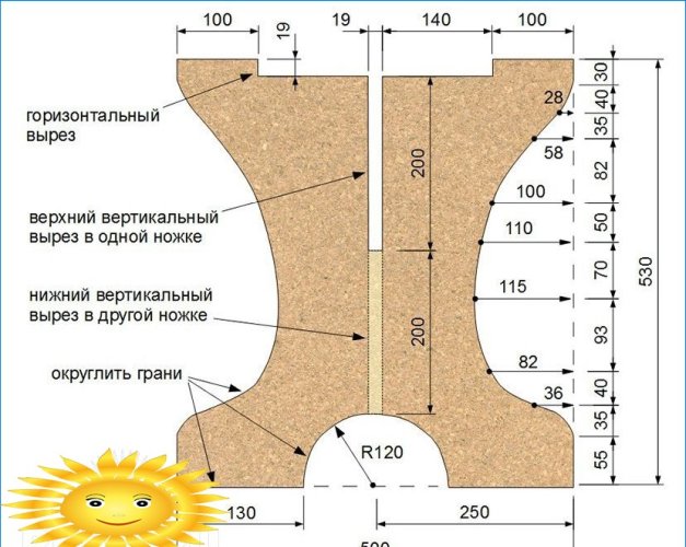 Meble domowe DIY: drewniany stół dla dzieci