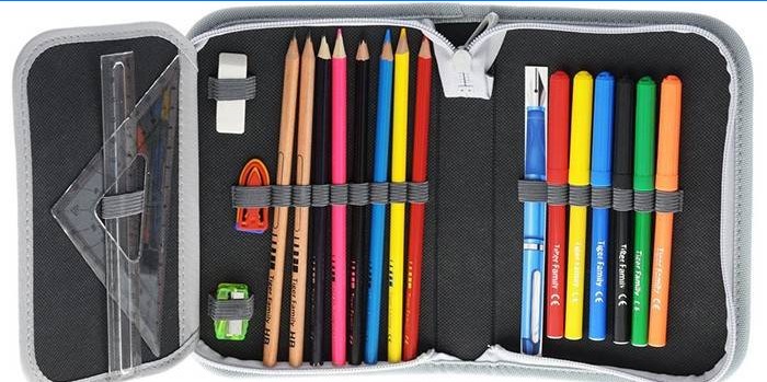 Filled School Organizer