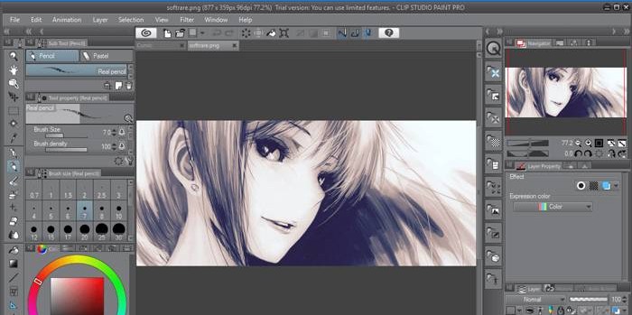 Aplikacja Clip Studio Paint Pro