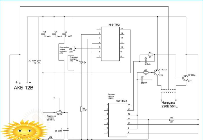 DIY konwerter napięcia 12 na 220 i 220 na 12 woltów