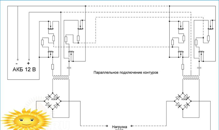 DIY konwerter napięcia 12 na 220 i 220 na 12 woltów