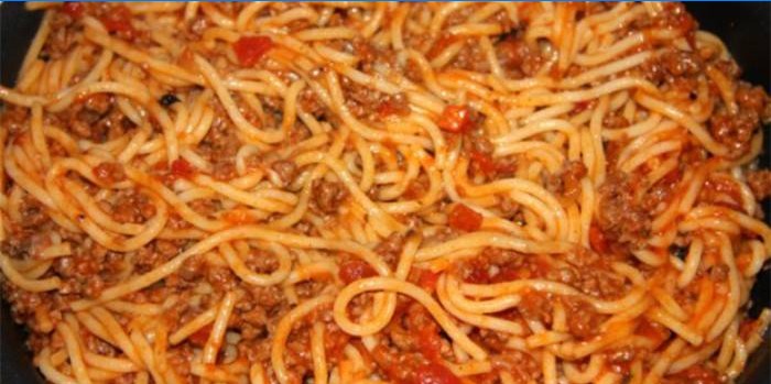 Spaghetti Z Mięsem