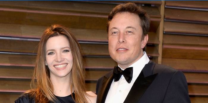 Elon Musk i Talula Riley