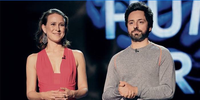 Sergey Brin i Anna Wojitski