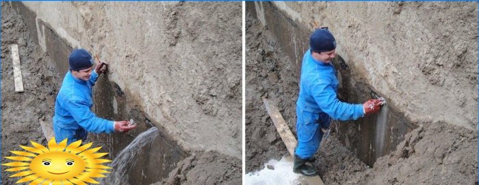 Uszczelnienie hydrauliczne do uszczelniania wycieków w betonie i studni