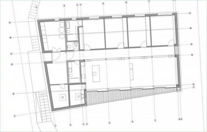 Plan piętra domu MJ Cottage