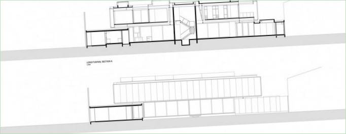 Plan piętra willi Residencia A.B. w Brazylii