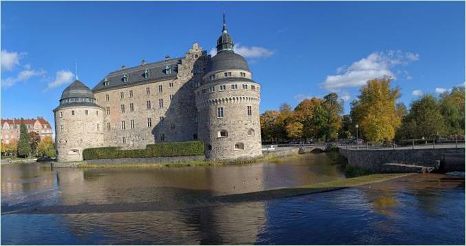 Zamek Vadstena, jezioro Vättern, Szwecja