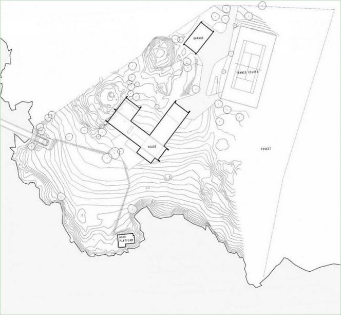 Gulf Islands Residence on a location map