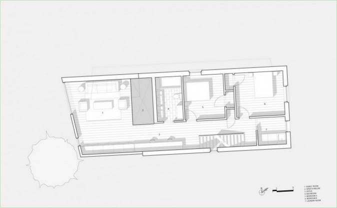 Projekt wnętrz dla Glebe Residence w Ottawie, Kanada