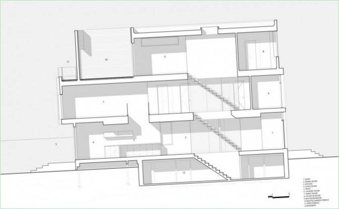 Projekt wnętrz Glebe Residence w Ottawie, Kanada