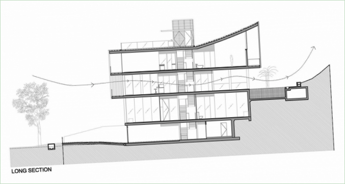 Projekt domu Sentosa autorstwa Nicholasa Burnsa