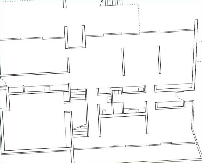 Plan piętra B25 Dom autorstwa PK Arkitektar