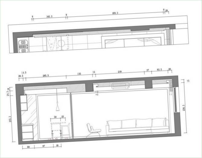 Aranżacja mieszkania autorstwa Z-AXIS Design