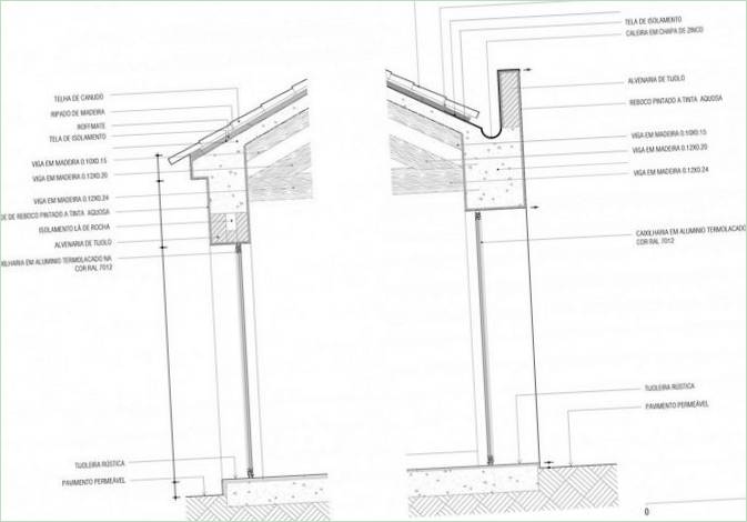 Plan domu prywatnego Vila Boim