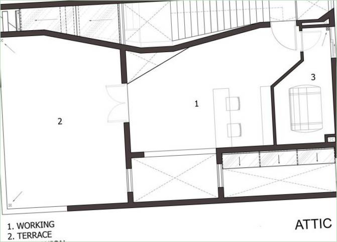 NHA DAN ARCHITEKT Ściana składana projekt domu