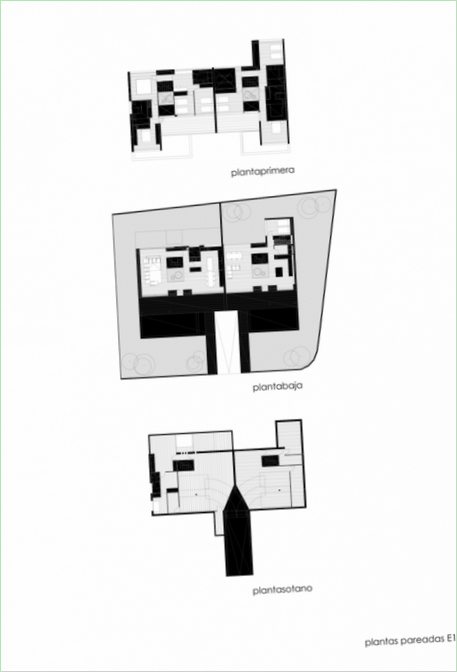 Plan domów bliźniaczych