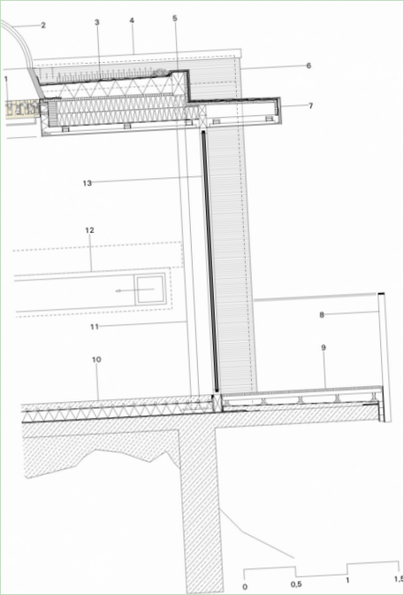 Domek nad jeziorem rysunek rezydencji w Niemczech