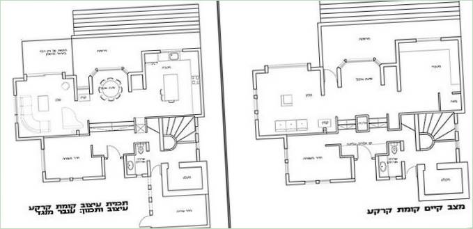 English Woodland Floor Plan