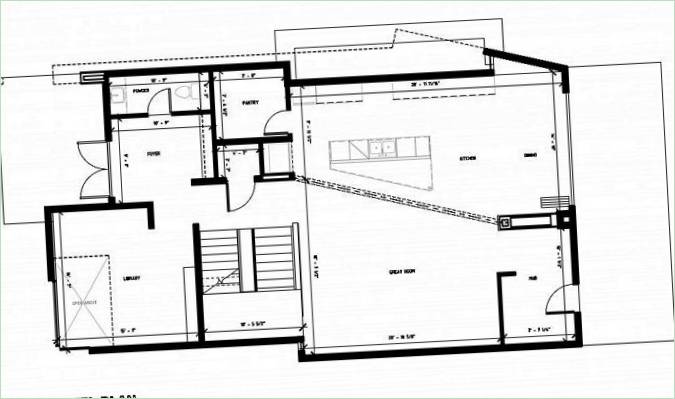 Plan pierwszego piętra