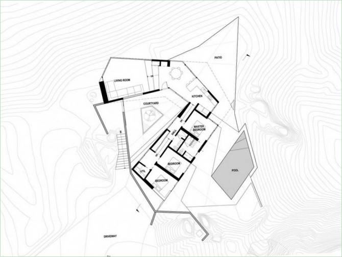 Plan domu Yucca Valley, USA