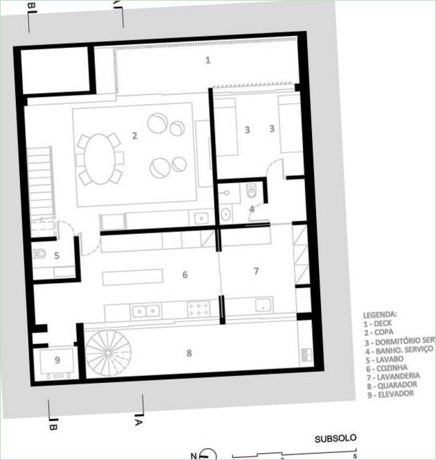 Schemat układu prywatnego domu 12×12