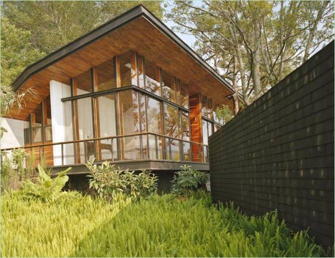 Casa en el Bosque, nowoczesny projekt domu