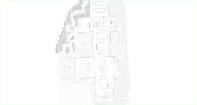 Projekt domu w Hiszpanii autorstwa Foraster Architects - plan - zdjęcie 1