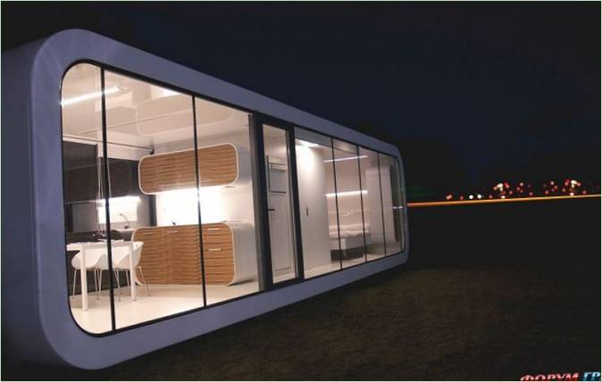 współczesny -mobile home design