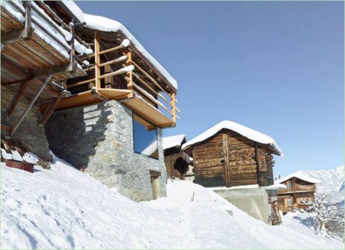 Chalet Maison Boisset autorstwa Savioz Fabrizzi Architectes