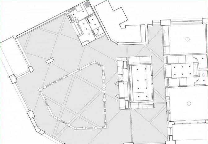 Szczegółowy plan piętra Clerkenwell Lofts w Londynie